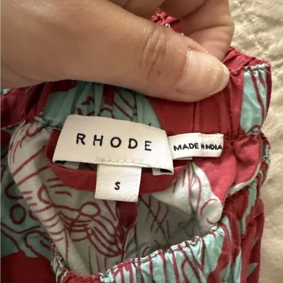 RHODE Berto Neoclassical Pajama Set Top And Pants Size Small - Picture 10 of 11